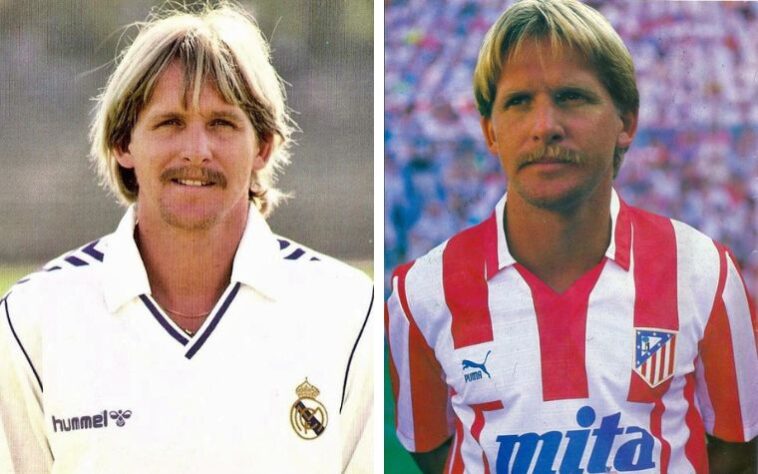 BERND SCHUSTER - Real Madrid: 88 jogos, 16 gols; Atlético de Madrid: 102 jogos, 17 gols.