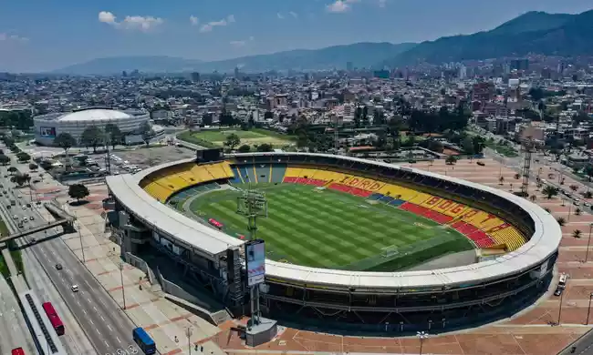 7 - Estádio El Campín, do Millonarios (em Bogotá, Colômbia): 2.630 metros de altitude