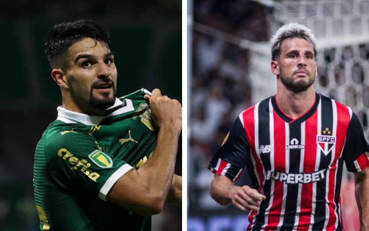 Flaco López (Palmeiras) x Calleri (São Paulo)