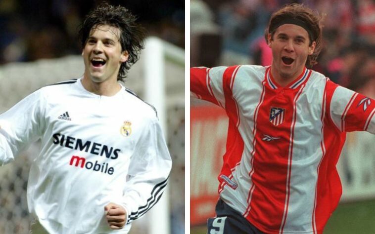 SANTIAGO SOLARI - Real Madrid: 208 jogos, 22 gols; Atlético de Madrid: 57 jogos, 7 gols.