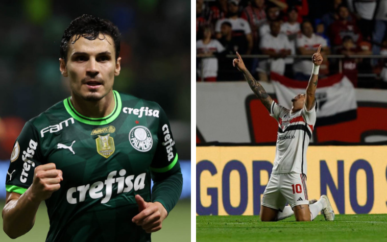 Raphael Veiga (Palmeiras) x Luciano (São Paulo)