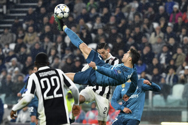 Em Madri, Ronaldo fez história. Foram mais de 400 gols, além de mais quatro Champions e quatro Bolas de Ouro para a conta do português. Após 8 anos de pura magia, se tornando o maior artilheiro da história do clube, o craque decidiu respirar novos ares. Foto: AFP