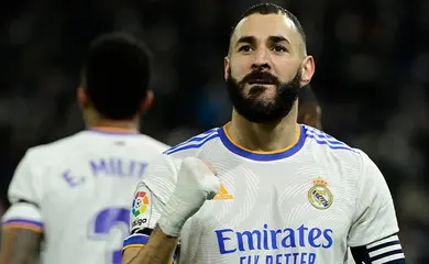 Centroavante: Karim Benzema- Um dos maiores assistentes de Cristiano em Madri, o craque francês marcou época ao lado do gajo. Foto: AFP