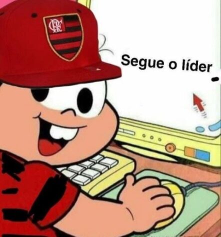 Após vitória do Flamengo no clássico carioca, rubro-negros fizeram memes com provocações ao Fluminense.