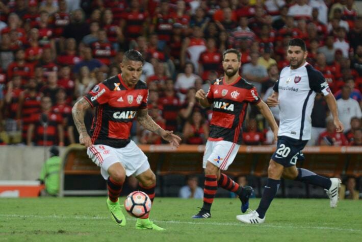 Libertadores 2017 - Grupo D: Flamengo (BRA), San Lorenzo (ARG), Athletico-PR (BRA) e Universidad Católica (CHI). Créditos: Jorge Rodigues/Agência Eleven/Gazeta Press