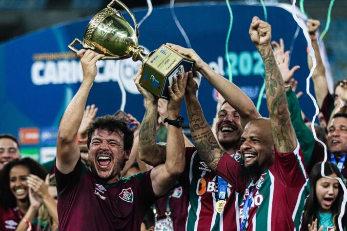 Fernando Diniz conquistou o seu primeiro grande título - Campeonato Carioca -  em 2023, pelo Fluminense (Foto: Daniel Brasil/Photopress/Gazeta Press)