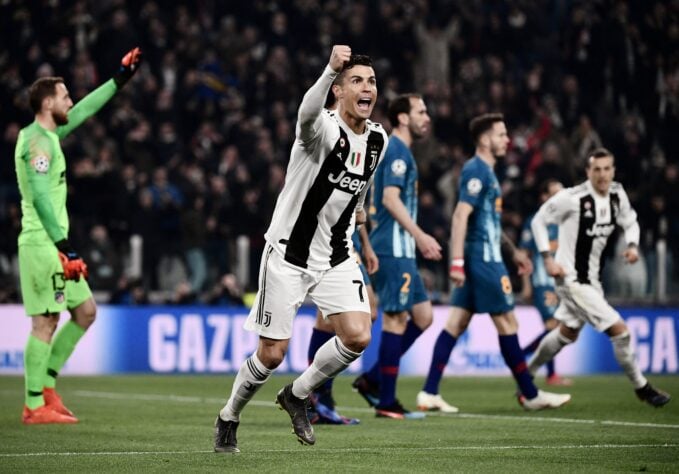 Juventus 3x0 Atlético de Madrid - Champions League (oitavas de final), temporada 2018/2019 - Placar do jogo de ida: Atlético de Madrid 2x0 Juventus