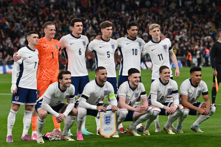 Grupo C - Inglaterra (foto), Dinamarca, Eslovênia e Sérvia