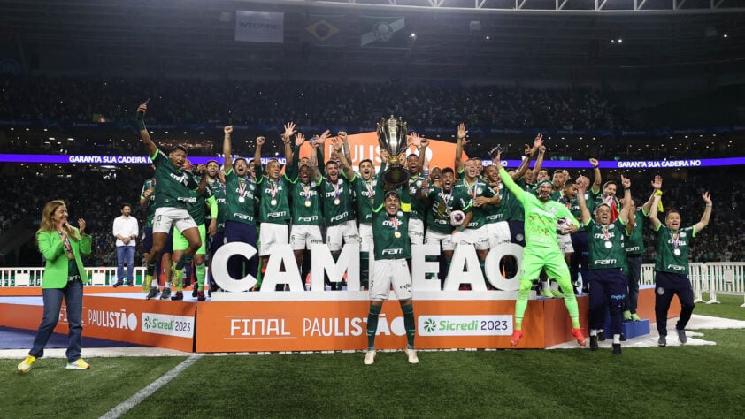 Palmeiras - 2 títulos do Paulista (2022 e 2023)