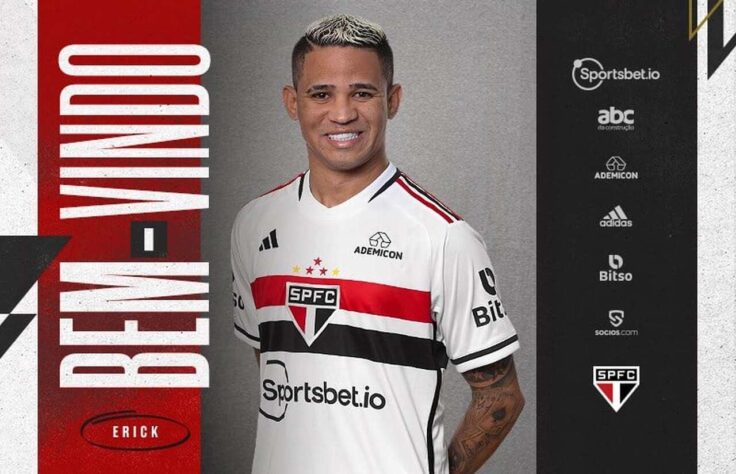 SÃO PAULO: Erick (atacante/26 anos)