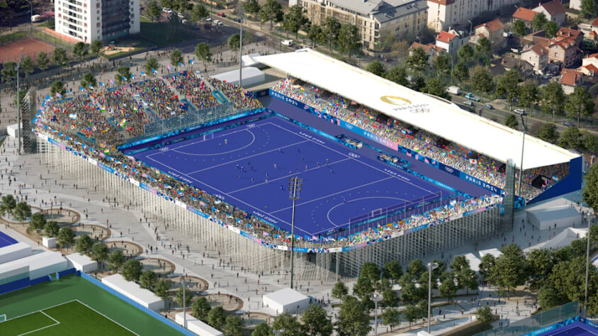 Yves-du-Manoir - Provas de Paris 2024: Hóquei sobre Grama | Capacidade: 15.000 