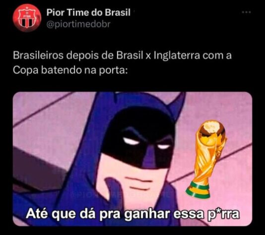 A repercussão na redes sociais: torcedores fazem memes com vitória do Brasil sobre a Inglaterra com gol de Endrick