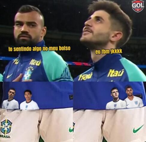 A repercussão na redes sociais: torcedores fazem memes com vitória do Brasil sobre a Inglaterra com gol de Endrick