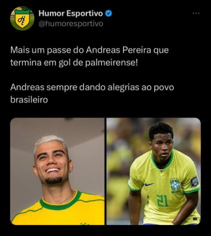 A repercussão na redes sociais: torcedores fazem memes com vitória do Brasil sobre a Inglaterra com gol de Endrick