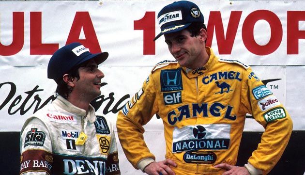 Relação com Nelson Piquet - Os dois brasileiros viveram uma grande rivalidade na Fórmula 1, tanto nas pistas quanto fora delas. Nelson Piquet e Ayrton Senna nunca tiveram o melhor dos relacionamentos, que ia desde indiretas em entrevistas a ultrapassagens históricas durante as corridas.