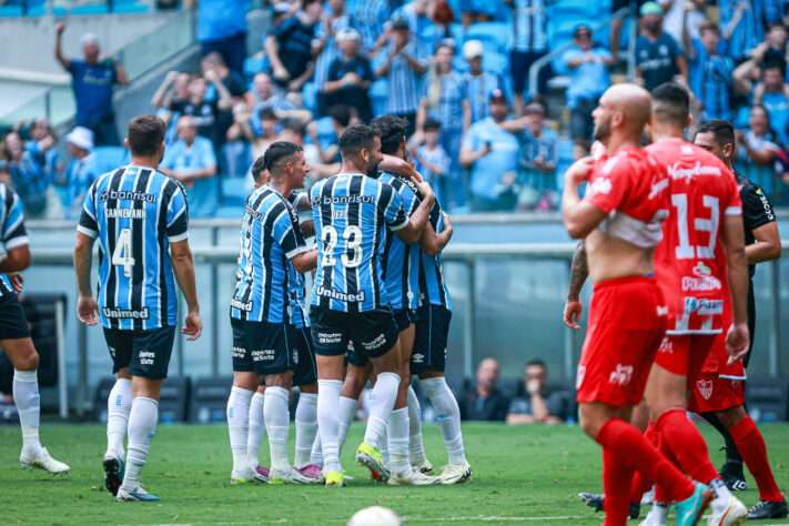 Grêmio - título: 7% de probabilidade / rebaixamento: 12.*%