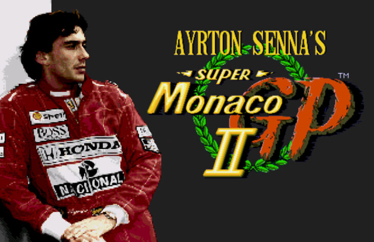 - Ayrton Senna's Super Monaco GP -  O jogo lançado em 1992 tem estilo arcade e foi desenvolvido pela Sega. O objetivo do jogo era ganahr o Campeonato Mundial de Pilotos ou o "Senna GP".