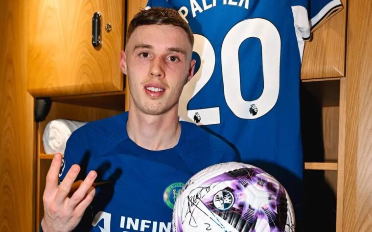 3º lugar: Cole Palmer (inglês / Chelsea) - 117 milhões de euros 