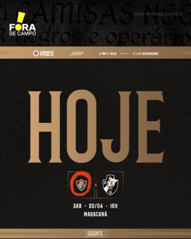 O Fluminense aproveitou a vitória para provocar o Vasco, deixando o escudo minúsculo em postagens para as redes sociais