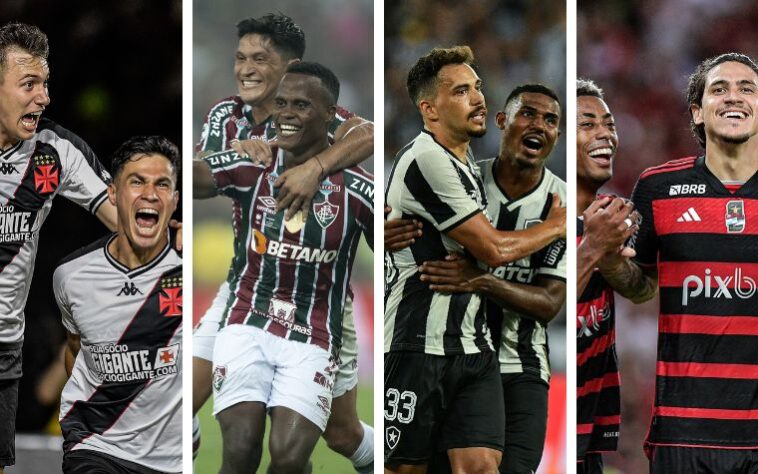 A soma das receitas dos quatro grandes clubes do Rio de Janeiro registra R$ 2,6 bilhões. O Flamengo é o responsável por mais da metade do valor. Confira com o Lance! o valor das receitas de cada time.