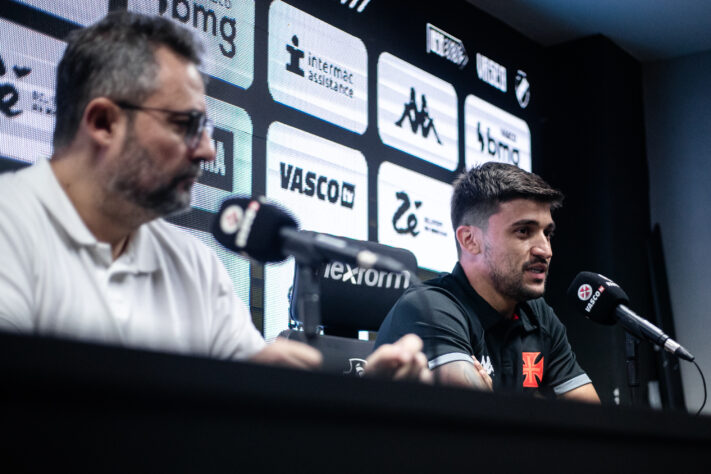 Livre no mercado, Victor Luís chegou ao Vasco sem custos contratado por Alexandre Mattos (Foto: Leandro Amorim/Vasco).