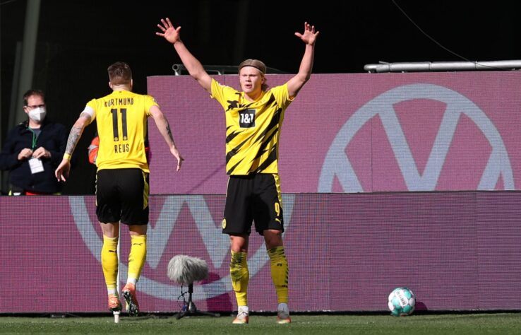 Marco Reus e Erling Haaland