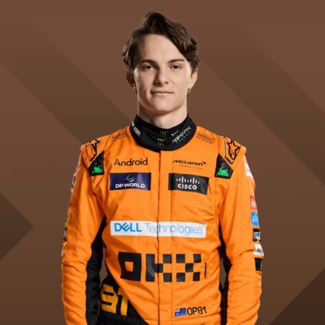 6º lugar: Oscar Piastri (AUS) - Equipe: McLaren - Pontos: 71