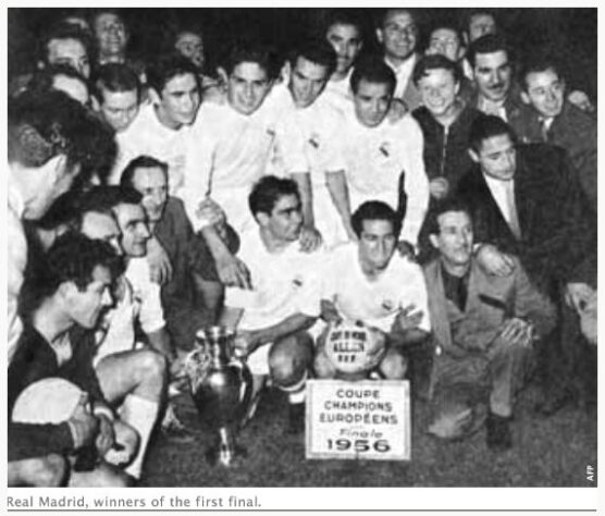 1955-56: Real Madrid 4x3 Stade Reims - Campeão