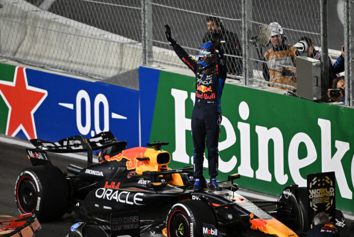 Com o quinto lugar no GP de Las Vegas, Max Verstappen iguala a Prost e Vettel e conquista o tetracampeonato da Fórmula 1, veja a classificação.
