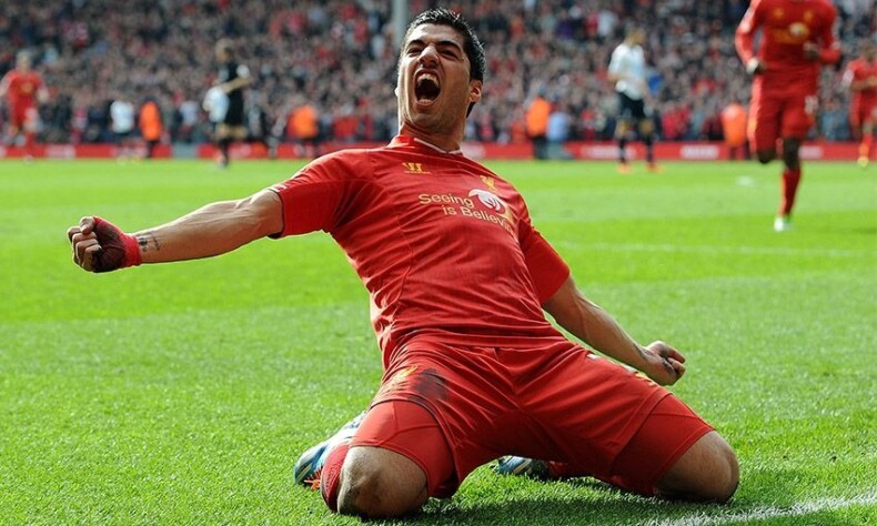6. Suárez em 2012/13 - 42 participações em gols (31 gols e 11 assistt=ências)