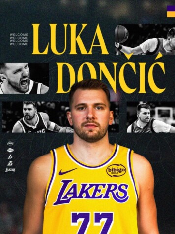 Luka Doncic para os Lakers
