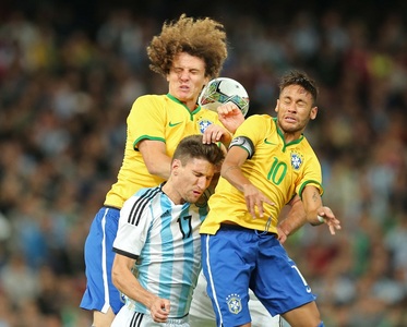 Brasil 2 x 0 Argentina - Amistoso de Seleções 2014