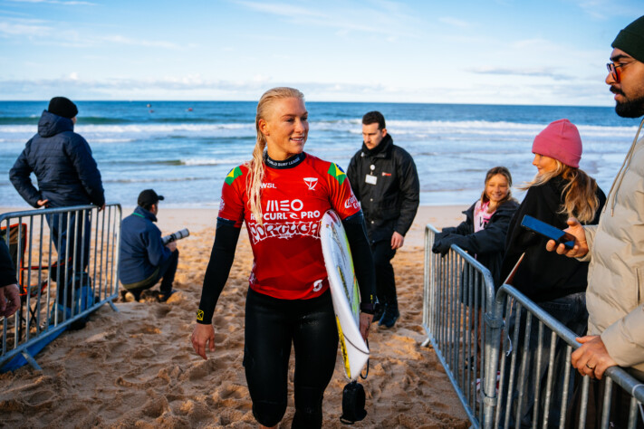 Tatiana na etapa de Portugal da WSL
