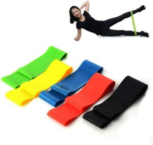 Bandas Elásticas Fitness de Látex para Exercícios e Reabilitação