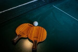 kit e mesa de ping pong