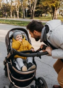 carrinho de bebê passeio