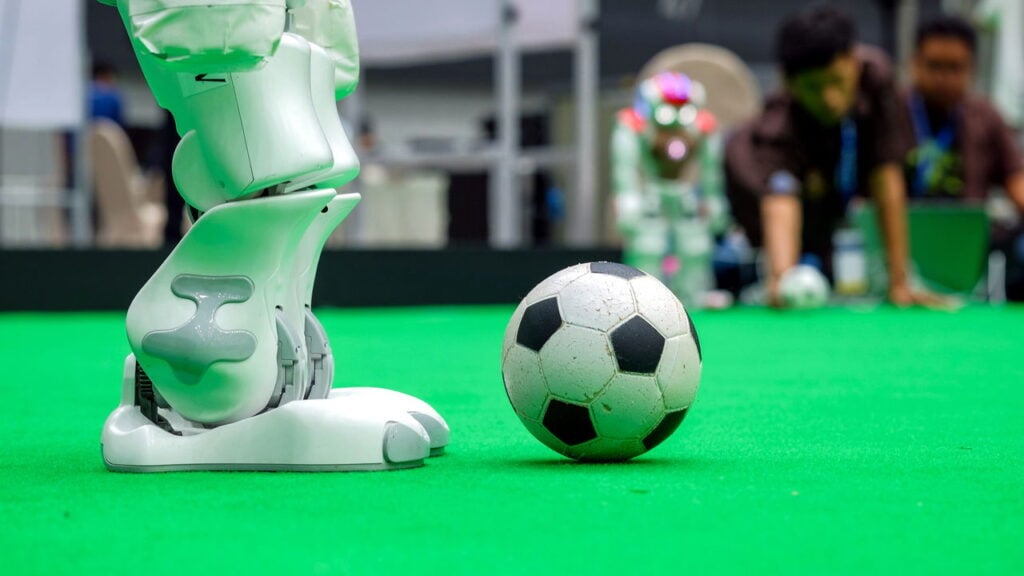 Treinamento esportivo com inteligência artificial e robótica