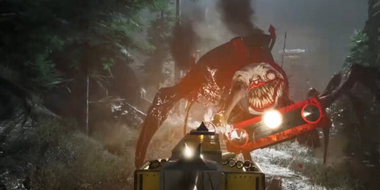 Aproveite a promoção e enfrente um trem mutante em uma ilha misteriosa!