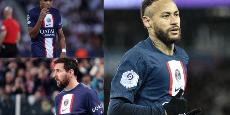 Como o trio Neymar, Messi e Mbappé decepcionou na Europa