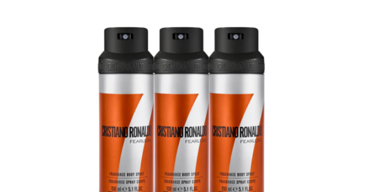 Esse Body Spray do Cristiano Ronaldo deixa sua pele cheirosa e hidratada