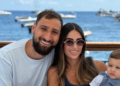 Namorada de Donnarumma virou mãe e noiva no mesmo mês