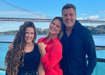 Susana acompanhou Júlio César na Itália sem abandonar sua carreira